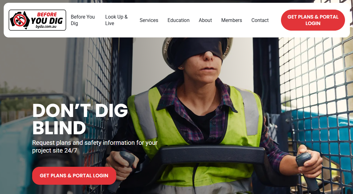 Before You Dig Australia or BYDA website